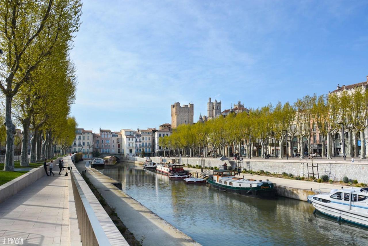 L'Esplanade, Appartement En Centre-Ville Au Calme Puisserguier Bagian luar foto